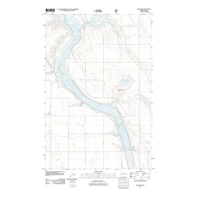 2011 Map of Jim Lake, 2011 Print