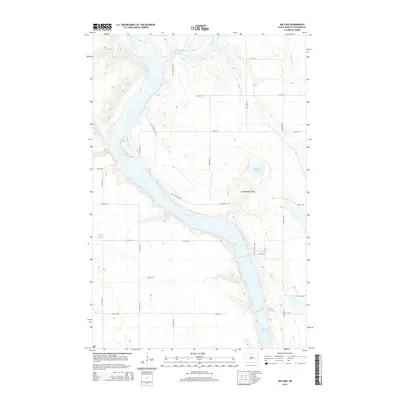 2014 Map of Jim Lake, 2014 Print
