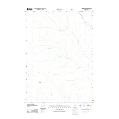 2012 Map of Jim Mountain, 2012 Print