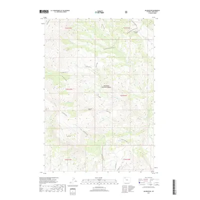2017 Map of Jim Mountain, 2017 Print