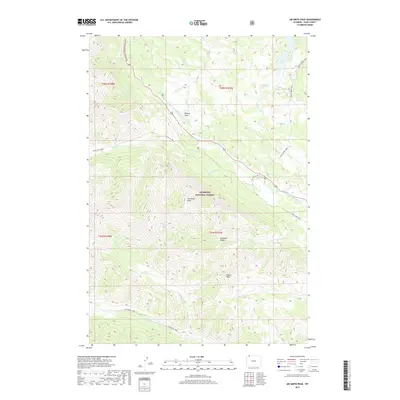 2017 Map of Jim Smith Peak, 2017 Print