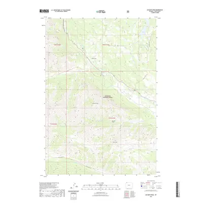 2021 Map of Jim Smith Peak, 2021 Print