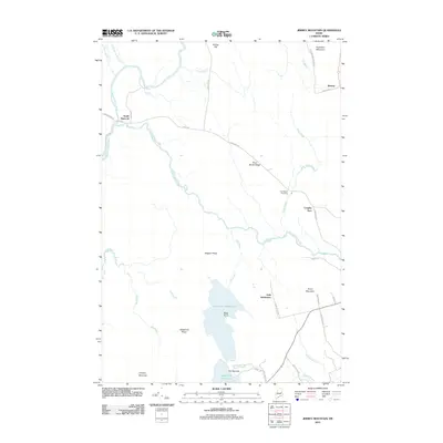 2011 Map of Jimmey Mountain, 2011 Print