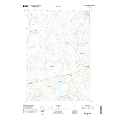 2018 Map of Jimmey Mountain, 2018 Print