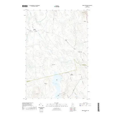 2021 Map of Jimmey Mountain, 2021 Print