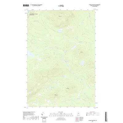 2021 Map of Jo-Mary Mountain, 2021 Print