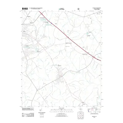 2011 Map of Joanna, 2011 Print