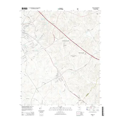 2014 Map of Joanna, 2014 Print