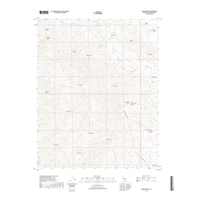 2018 Map of Joaquin Rocks, 2018 Print