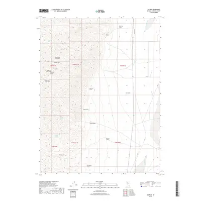 2018 Map of Job Peak, 2018 Print