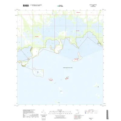 2018 Map of Joe Bay, 2018 Print