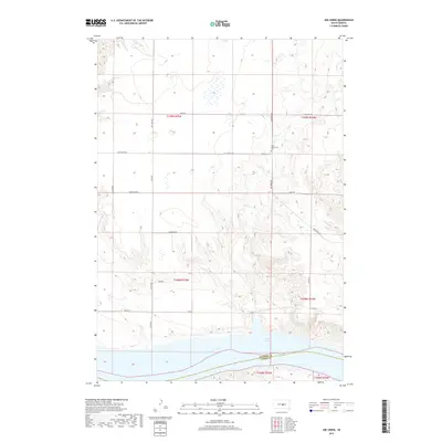 2017 Map of Joe Creek, 2017 Print