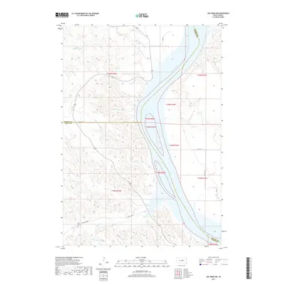 2017 Map of Joe Creek NW, 2017 Print