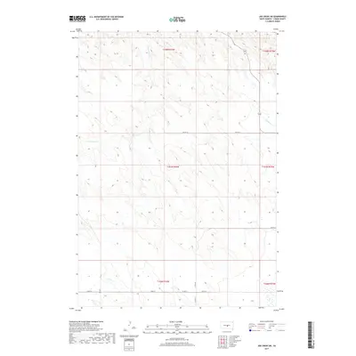 2017 Map of Joe Creek SW, 2017 Print
