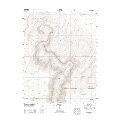 2013 Map of Joe Davis Hill, 2013 Print