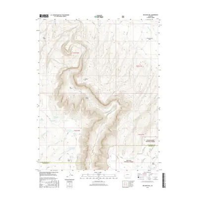 2016 Map of Joe Davis Hill, 2016 Print