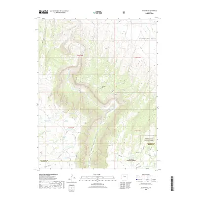 2019 Map of Joe Davis Hill, 2019 Print