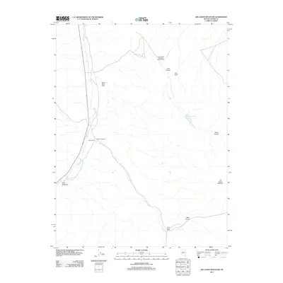 2011 Map of Joe Eason Mountain, 2011 Print