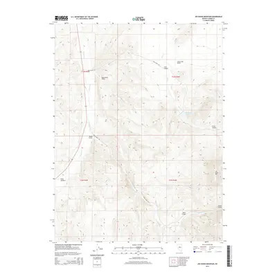 2014 Map of Joe Eason Mountain, 2014 Print