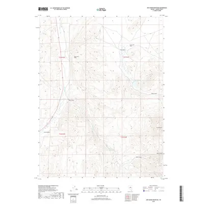 2018 Map of Joe Eason Mountain, 2018 Print