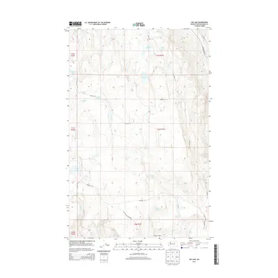 2014 Map of Joe Lake, 2014 Print