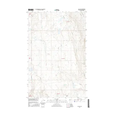 2017 Map of Joe Lake, 2017 Print