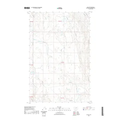 2020 Map of Joe Lake, 2020 Print