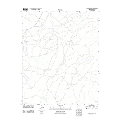 2011 Map of Joe Woody Well, 2011 Print