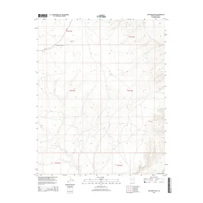2014 Map of Joe Woody Well, 2014 Print
