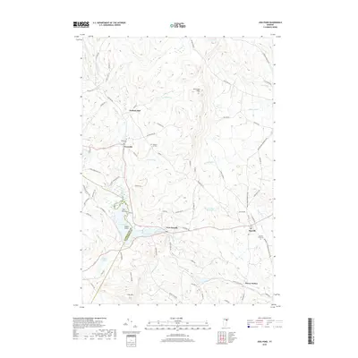 2018 Map of Joes Pond, 2018 Print