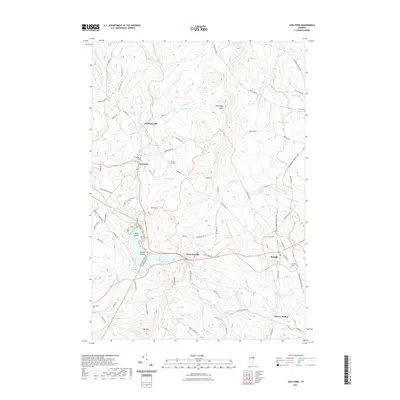 2021 Map of Joes Pond, 2021 Print
