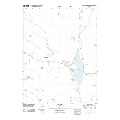 2011 Map of Joes Valley Reservoir, 2011 Print