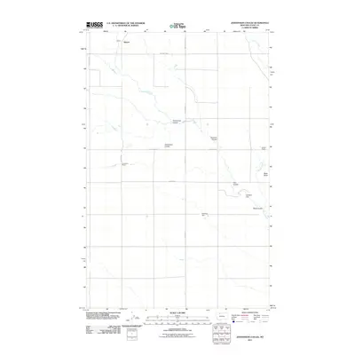 2011 Map of Johannson Coulee, 2011 Print