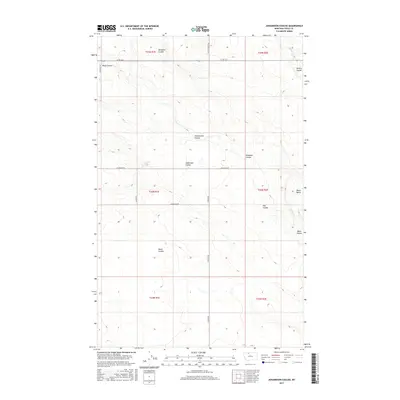 2017 Map of Johannson Coulee, 2017 Print