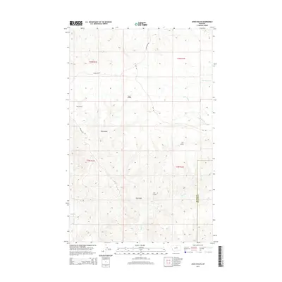 2014 Map of John Coulee, 2014 Print