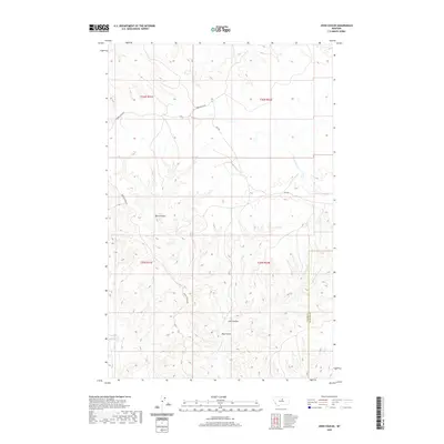 2020 Map of John Coulee, 2020 Print
