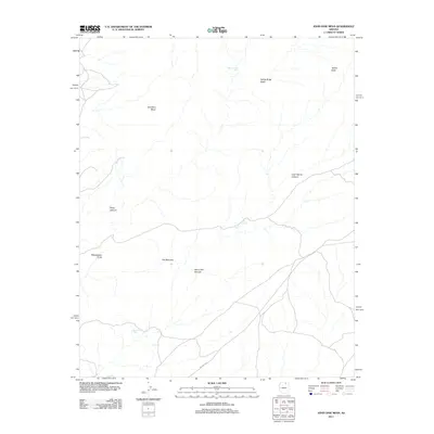 2011 Map of John Daw Mesa, 2011 Print