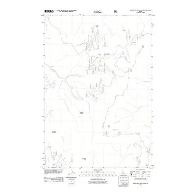 2011 Map of John Day Mountain, 2011 Print