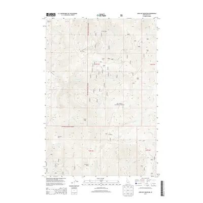 2013 Map of John Day Mountain, 2013 Print