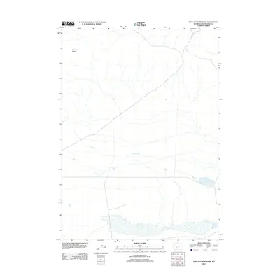 2012 Map of John Hay Reservoir, 2012 Print