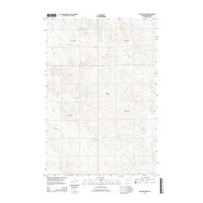 2014 Map of John Hen Creek, 2014 Print