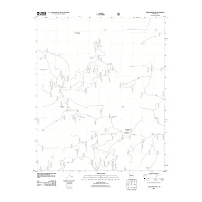 2011 Map of John Kerr Peak, 2011 Print