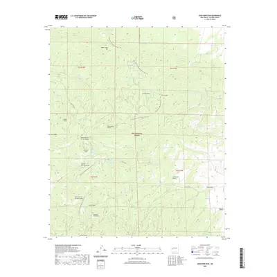 2020 Map of John Kerr Peak, 2020 Print