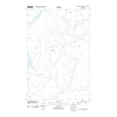 2011 Map of John Lewis Mountain, 2011 Print