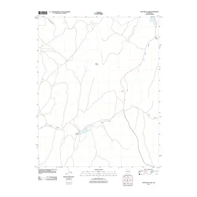 2010 Map of John Mills Lake, 2010 Print