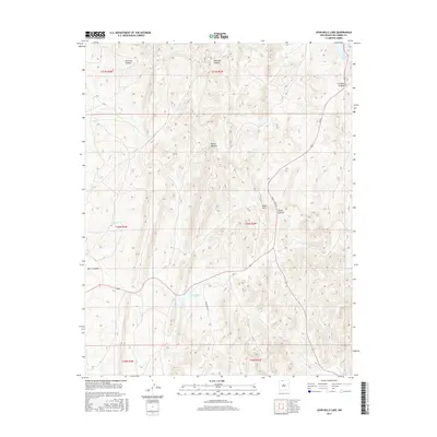 2017 Map of John Mills Lake, 2017 Print