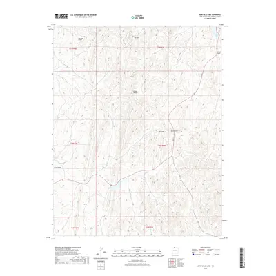 2020 Map of John Mills Lake, 2020 Print