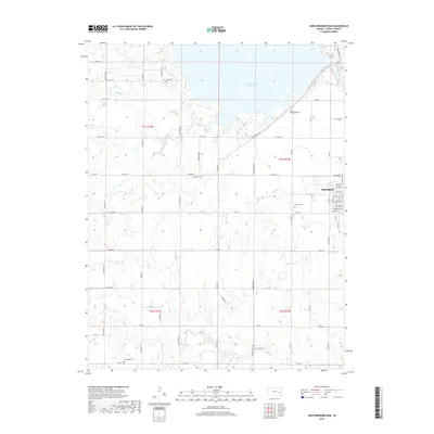 2018 Map of John Redmond Dam, 2018 Print