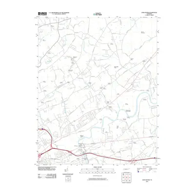 2010 Map of John Sevier, 2010 Print