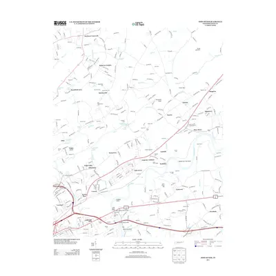 2013 Map of John Sevier, 2013 Print